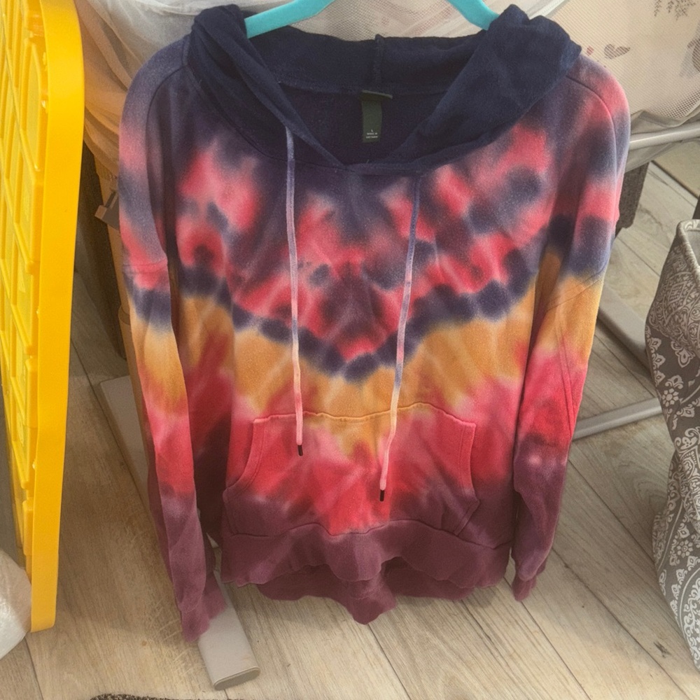Wild Fable Multicolor Tie-Dye Hoodie